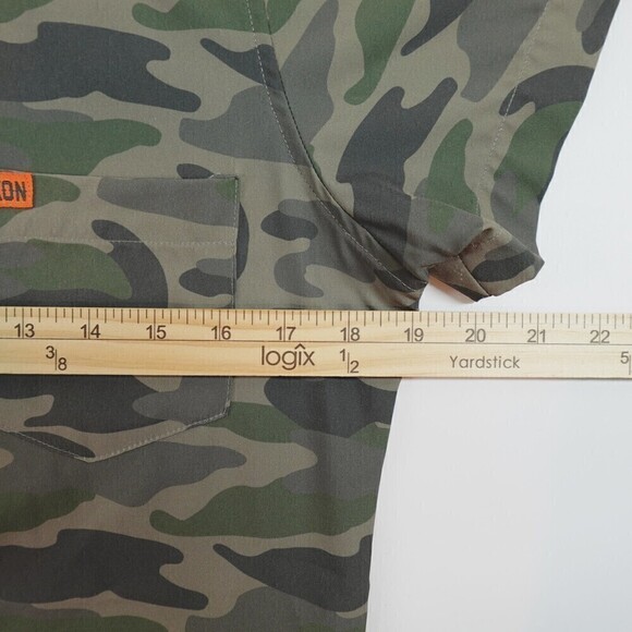 DIXXON Freebird Shirt Mens Small Green Camo Button-Up Party Versatile Comfort - Picture 13 of 14